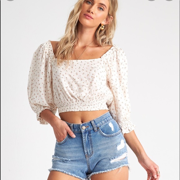 🌸BILLABONG🌸 ROYAL WEAR CROP TOP - Picture 3 of 6